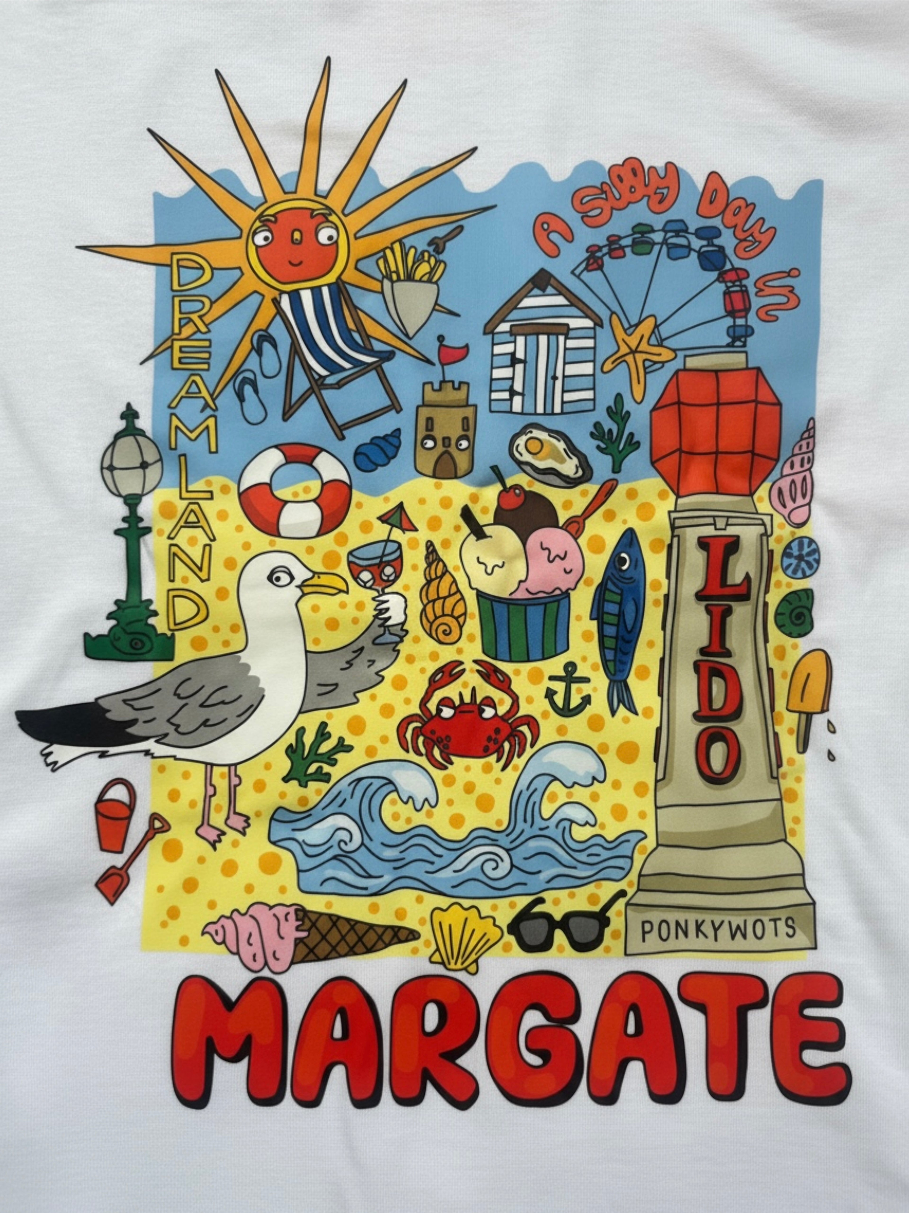 A SILLY Day in Margate Tee White